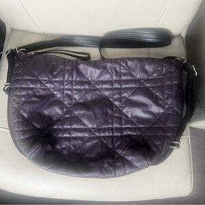 Rough & Tumble purple Pashi quilted medium duffel